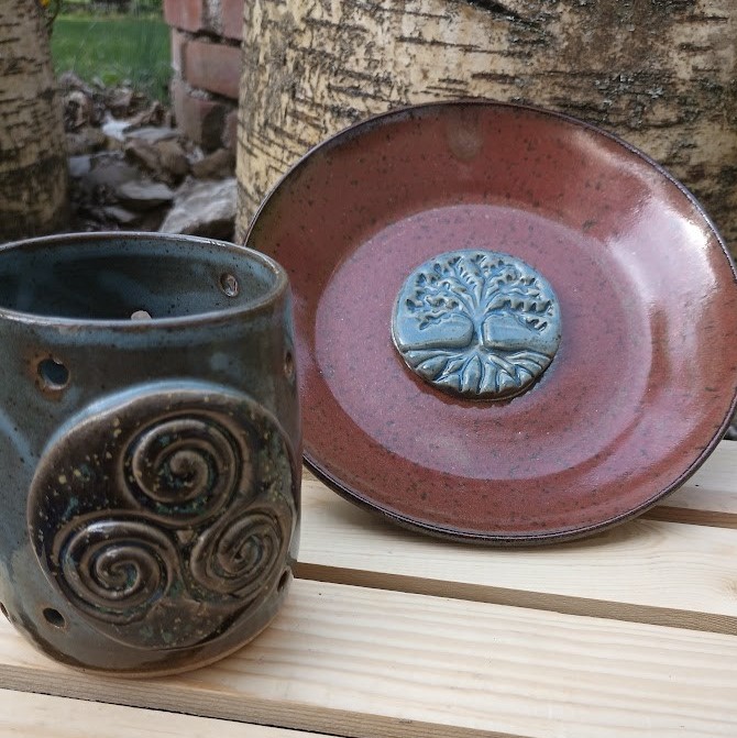 Kim Allen Gleed Pottery--Copper Quill